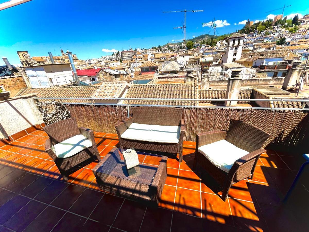 Apartamento Ático espectacular en pleno centro Granada Exterior foto