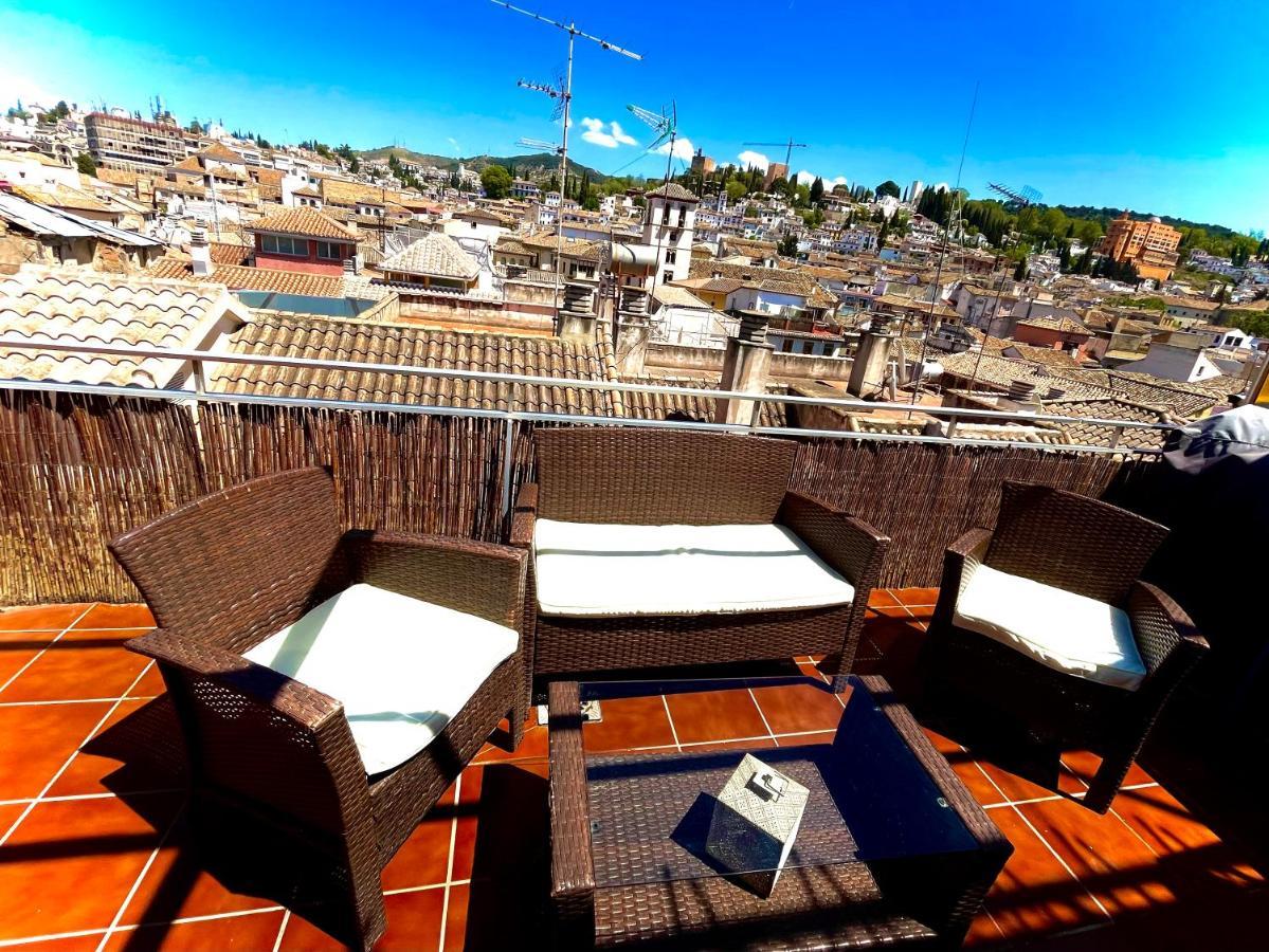 Apartamento Ático espectacular en pleno centro Granada Exterior foto