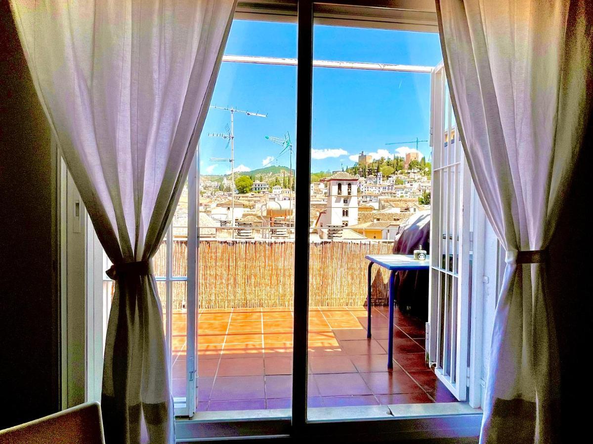 Apartamento Ático espectacular en pleno centro Granada Exterior foto